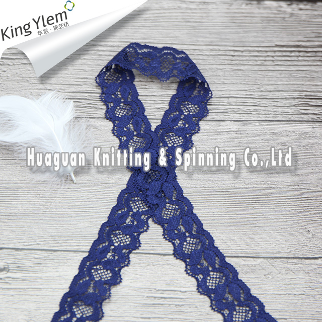 navy lace ribbon